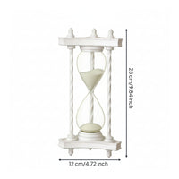 Sand Clock with Triangular Frame Modern Triangular Sand Glass Classic Sand Clock for Desk, Study