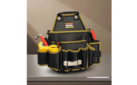 Long-Lasting Tool Pouch with Hanging Buckle Multi-Pocket Waist Tool Pouch Wear-Resistant Ergonomic for Construction Sites
