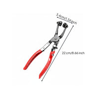 Heavy Duty Automotive Hose Clamp Removal Tool Labor Saving Swivel Jaw Hose Clamp Plier Forged Steel for Mechanics, DIY Enthusiasts, Auto Repair Shop, Garage