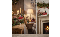 Christmas Music Boxlit-Illuminated Musical Box with Lights Nostalgic Decoration for Collectors
