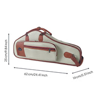 Backpack Design Shaped Alto Saxophsingle Case Padded Interior Soft Saxophsingle Case Shockproof Instrument Gig Bag Water-Resistant for Saxophonists, Music Students, Band Members, Travel, Storage, Performances, Rehearsals