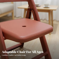 Foldable Folding Stool with Backrest adaptable Household Furniture Portable Lightweight for Children, household owners, Living Room, Kitchen, Bathroom, Camping