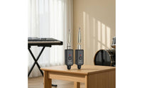 Compact Wireless Audio Transmitter and Receiver with 6.35 Mm Plug Rechargeable Wireless Guitar Transmitter Receiver 5.8GHz Anti-Interference for Musicians, Live Performance