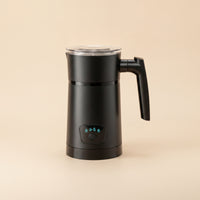 4-in-1 Electric Milk Frother Hot and Cold Electric Milk Frother with Handle Compact Kitchen Appliance Stainless Steel for Coffee Lovers