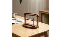 Yarn Storage Rack Tangle-Tangle-Resistant Yarn Stand with Spindle Organizer Compact Sturdy for Knitters, Craft Room