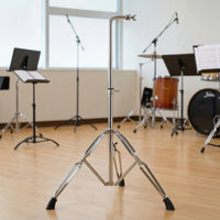 Hanging Instrument Stand Chrome-Finished Wind Chime Stand Adjustable Height Sturdy for Percussionists, Music Studio, Rehearsal