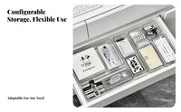 Stackable Organizer Set Transparent Individual Storage container Clear Design