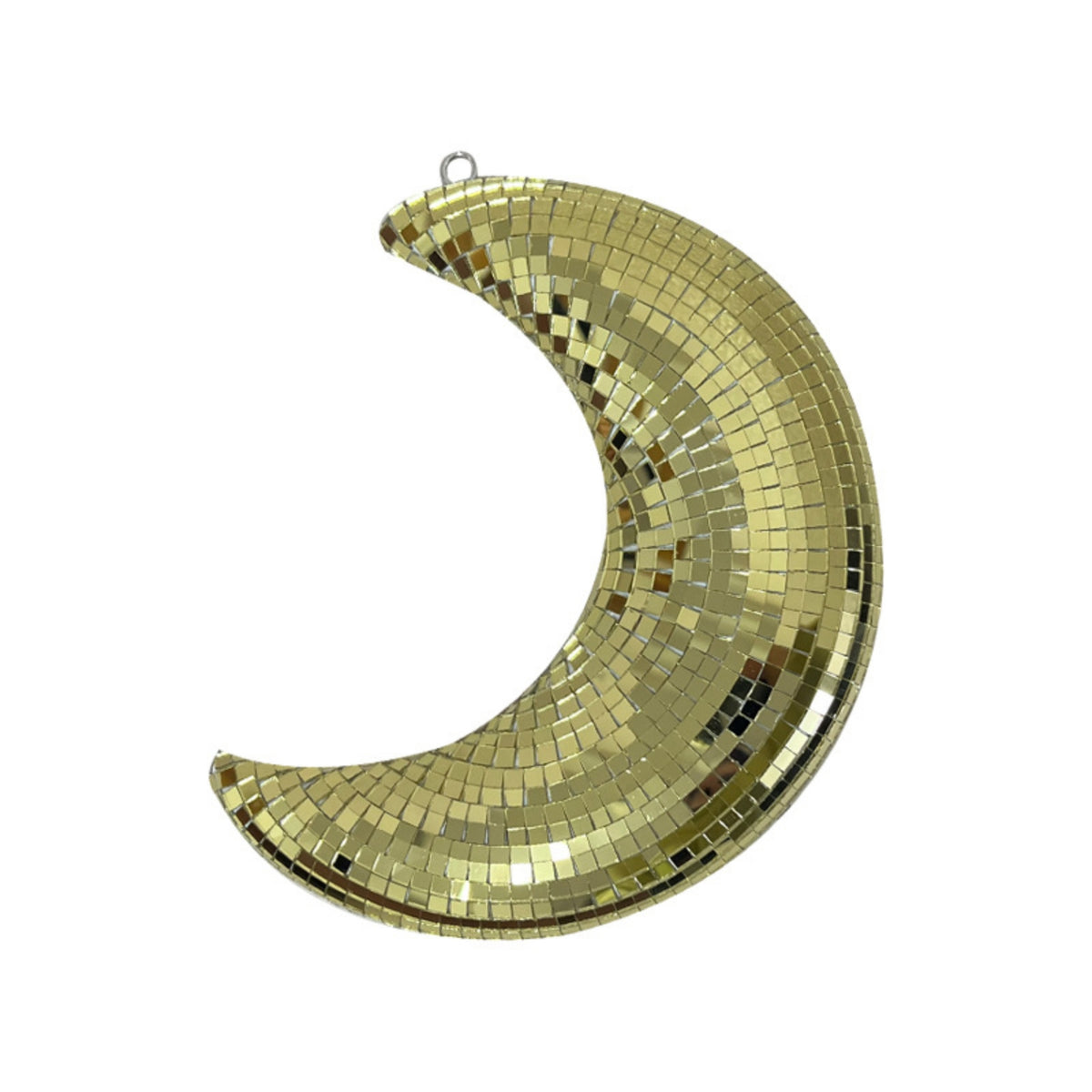Mirrored Mirror Mosaic Moon Sparkle Disco Ball Moon Sparkling Hanging Decoration Shimmering for Party