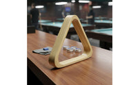 6 Ball Triangle Rack Long-Lasting Wooden Billiard Rack Professional Grade