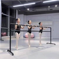 Versatile Use Ballet Barre Easy Assembly Freestanding Ballet Barre Heavy Duty Portable Dance Bar Non-Slip Design for Children, Adults, Dancers, Home, Gym