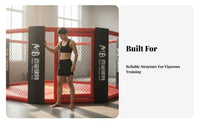 MMA Eight-Sided Cage Heavy Duty Competition Fighting Arena Professional Freestanding Fighting Cage for Gym Owners, Athletes, Training Center