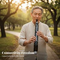 Built-in Speakers Electronic Saxoph Single Rechargeable Electronic Wind Instrument Headph Single Support for Beginners, Seniors, Performance