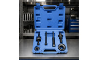 Pulley Remover and Installer Set Heavy Duty Pulley Puller Installer Tool Set Power Steering Puller Kit with Case for Garage