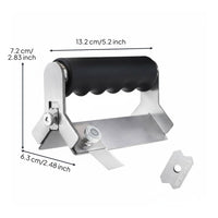 2-in-1 Function Border Banding Trimmer Stainless Steel Body Double-Use Border Trimmer Replaceable Blade Woodworking Chamfering Tool Compact Design for Woodworkers, Carpenters