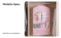 Space Saving Double-Sided Hanging Underwear Organizer Easy to Clean Double-Sided Hanging Organizer Long-Lasting for Women, Dorm Room