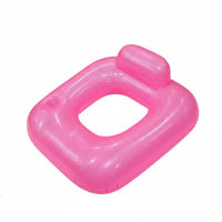 High Buoyancy Inflatable Pool Chair Portable Floating Lounge Chair Easy to Inflate Water Lounge Buoyant Lounger Lightweight for Adults, Beach, Lake, Vacation