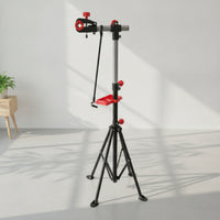 Adjustable Height Cycle Repair Stand Tripod Bike Repair Stand with Tool Tray Compact Steady for Workshop