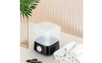 Heating Pot with Transparent Bowl Compact Facial Heating Pot Countertop Appliance for Estheticians, Barbers