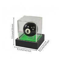 Transparent Sports Ball Display Box Dustproof Acrylic Ball Display Case Desktop Decor Memorabilia Box for Desk