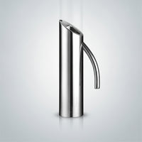 Polished Stainless Steel Pitcher Mirror Finish Metal Water Pitcher Silver Carafe Sturdy for Home Kitchen, Taverns