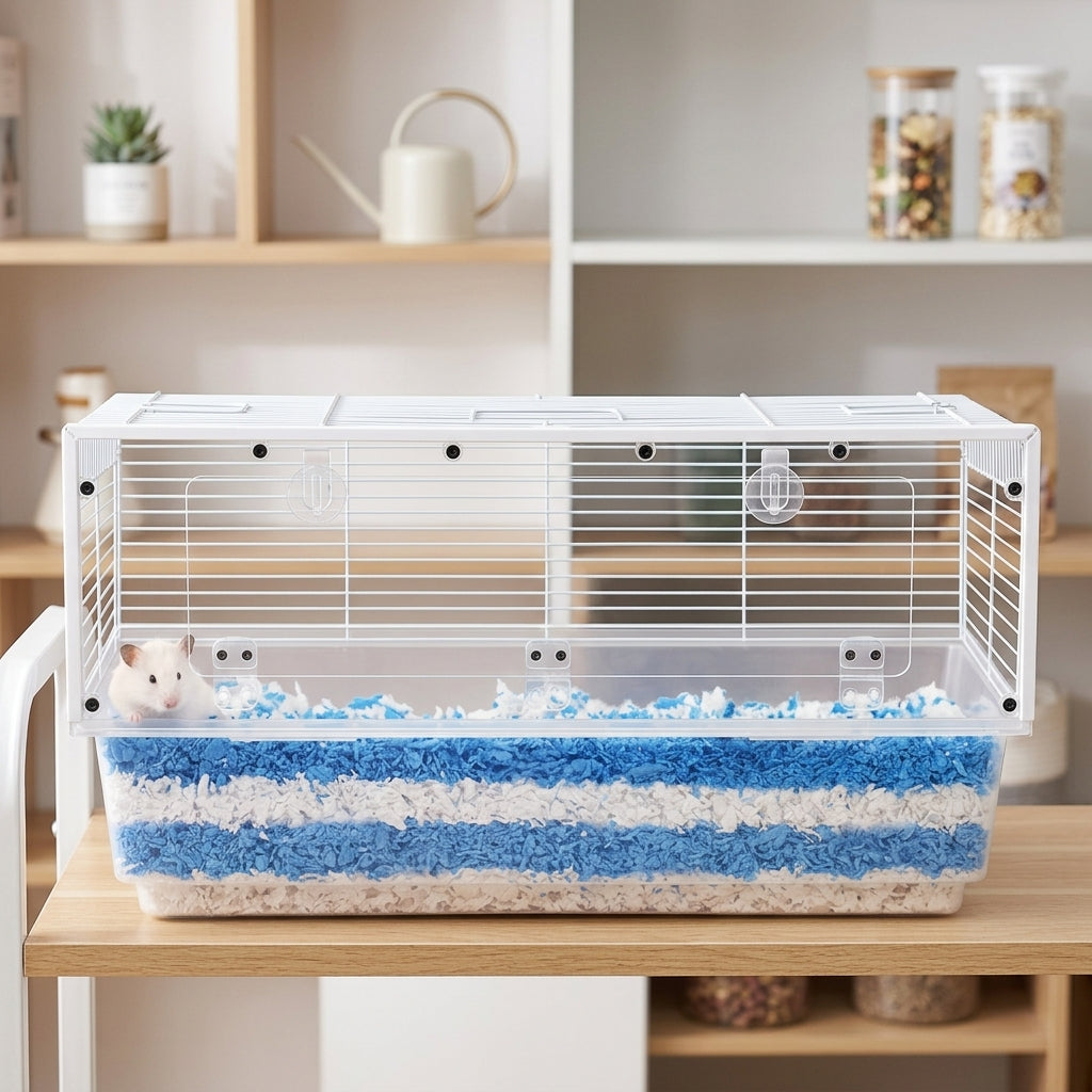 Hamster Cage Accessory Feet, 4 Pack Irregular Shape Cage Accessories for Small Animal Indoor Use, Removable, Easy to Assemble