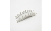 Stone-Look Miniature Arch Bridge with Railings Indoor Miniature Arched Bridge Japanese Decoration Oriental-Style for Collectors