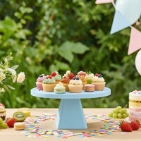 Oval Dessert Display Stand Stable Pedestal Display Tray Tabletop Cake Pedestal Elevated for Hosts, Bakers, Parties, Afternoon Tea, Weddings