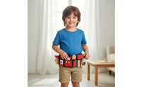 Wooden Firefighter Toy Set Educational Firefighter Role Play Set Realistic Design Kids Fire Save Playset for Preschoolers, Classroom, Costume Party