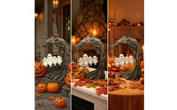 Specters on a Arbor Seat Spooky Specters Tree Suspended Decor Decorations for Decorators