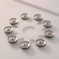 Drum Cymbal Bell Accessory Mountable Snowflake Cymbal Bell with Steel Pieces Percussion Instrument Crisp Bright for Drummers