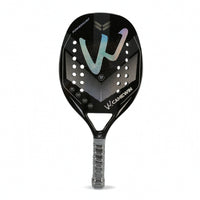 EVA Core Beach Tennis Racquet with Storage Bag Perforated Beach Tennis Racket with Bag Shock-Absorbing Non-Slip for Training