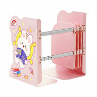 Adjustable Width Expandable Bookstand Space-Saving upright Compartment Sorter foldable Book Holder Sturdy Construction for Students, educators, Home Users, Desk, School, Study Room, Book Rack
