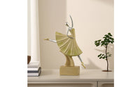 Ballerina Figurine Sculptural Ballet Dancer Figurine Ballet Dancer Statue Decorative Decor Elegant for Dancers, Living Room