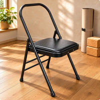Folding Exercise Chair Space-Saving Padded Exercise Chair Comfortable