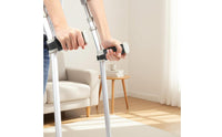 Soft Soft Forearm Handle Cushion Set Comfort Padding Forearm Crutch Grip Non-Slip Crutch Handle Cushion Easy to Install for Elderly, Seniors, Walking Support, Rehabilitation