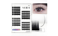 Eyelash Extension Tray Black Camellia Lashes Eyelash Tray with Mixed Lengths Lightweight Cosmetics Soft for Beauty Salons