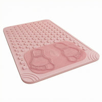 Massage Shower Mat Textured Suction Cup Shower Mat Quick-Water-Shedding