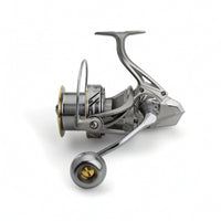 Fishing Reel with Double Guide Rod Heavy-Duty Fishing Reel with Front Drag Tackle Sealed Bearing Ultra Smooth