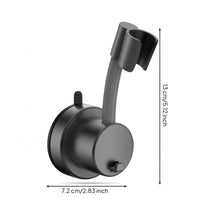 Adjustable Suction Cup Shower Head Holder Waterproof Shower Head Holder with Suction Cup Removable for Bathroom