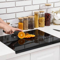 Countertop Cutting Mat Sturdy Acrylic Cutting Board with Lip Clear Countertop Protector Welcoming Surface for Cooks, RV