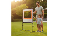Easy Assembly Multi-Sport Pickleball Net Stable Triangular Structure Portable Shuttlecock Net Indoor Outdoor Use Carry Bag Included for Family, Kids, Backyard, Park, Beach