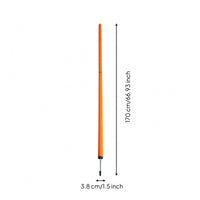 Ground-Insert Slalom Marker Pole 2-Section Training Marker Pole Coil-Style Stake Slalom Training Poles 1.7 M Long
