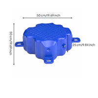 Buoyant Pontoon Deck Module Textured Top Dock Float Module Molded for Raft Assembly