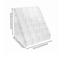 Acrylic Card Display Stand Long-Lasting Trading Card Display Rack Large Capacity
