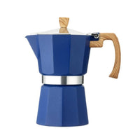 Heat-Resistant Handle Stovetop Coffee Pot Safety Valve Stovetop Espresso Brewer Easy to Clean Italian Espresso Brewer Portable for Office, Camping