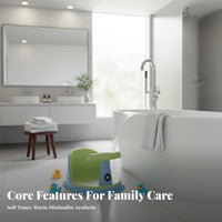 360° Surround Protection Baby Bath Seat Ergonomic Hug Design Non-Slip Baby Bath Chair Soft Cushion for Newborns, Infants