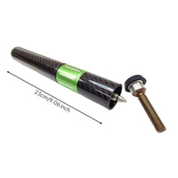 Adjustable Length Telescopic Cue Extension Threaded Adapter Carbon Fiber Cue Extender Aluminum Alloy Billiard Stick Extension Glossy Finish