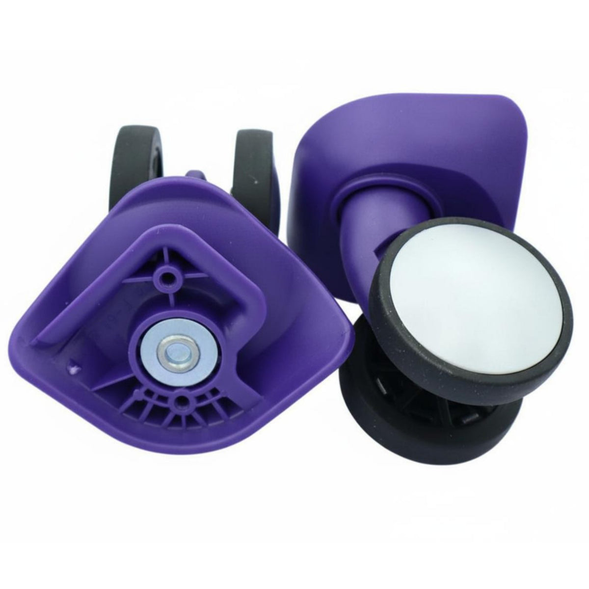 Double Wheel Caster 360 Degree Swivel Luggage Replacement Wheel Wear Resistant