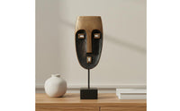 Resin Face Contemporary Style Face Sculpture Handcrafted Look Resin Figurine for Gift