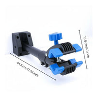 Wall Mount Bike Repair Stand Thick Steel Tube Two-Wheeler Maintenance Stand Wear-Resistant Vehicle Tool for Workshop